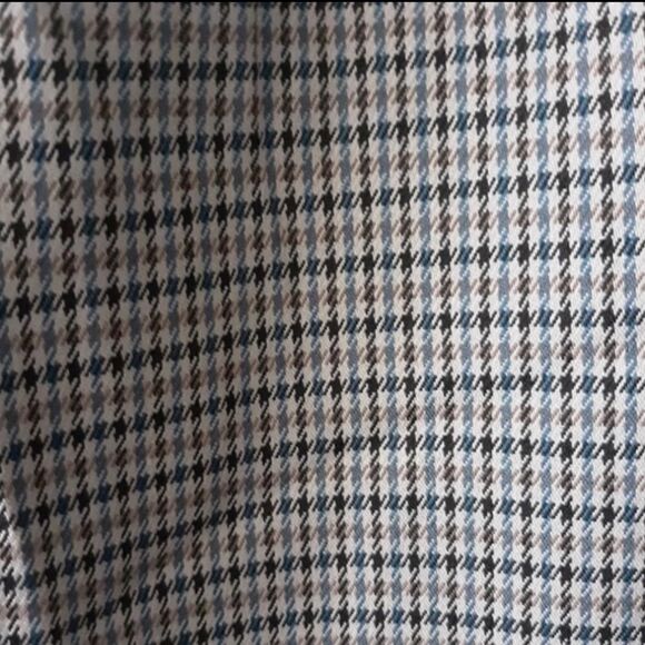 Prologue  Target Houndstooth Plaid Check Wide Leg Cropped  Trouser Pants - Picture 2 of 10